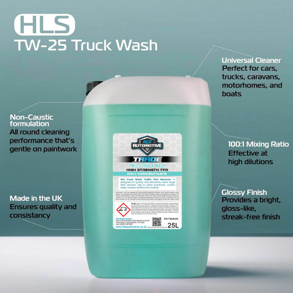 25L TW-25 - Truck Wash TFR Non-Caustic 